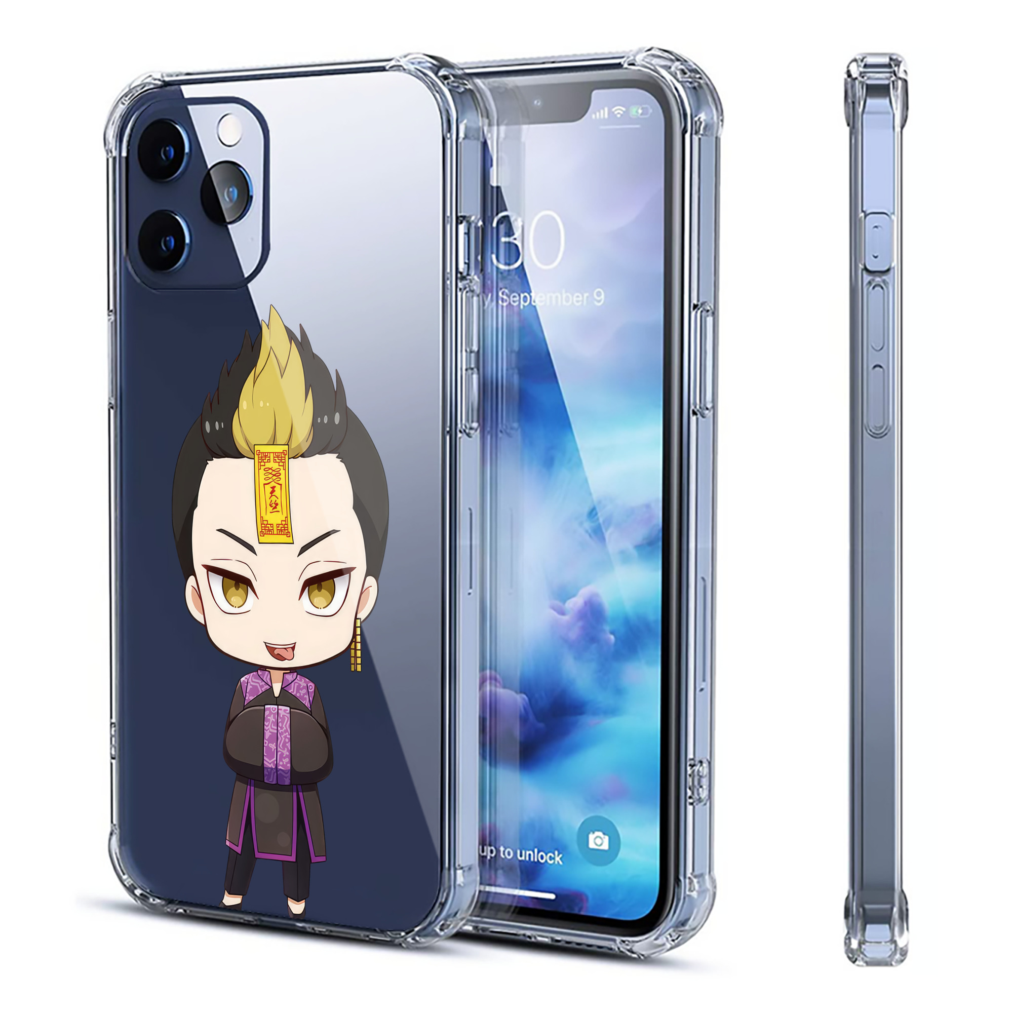 （画像用） 東京リベンジャーズ Tokyo Revengers 【iPhone 12シリーズ対応】透明スマホケース（クリアソフトケース）